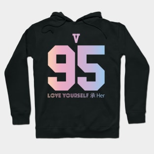 BTS (Bangtan Boys) LOVE YOURSELF 轉 'Her' V 95 Jersey Hoodie